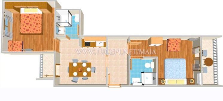 Apartments Maja Tučepi Exteriör bild